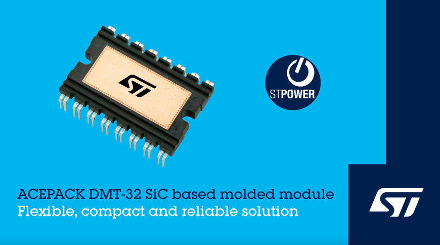 STMICROELECTRONICS PRESENTS DUAL-INLINE SILICON-CARBIDE POWER MODULES